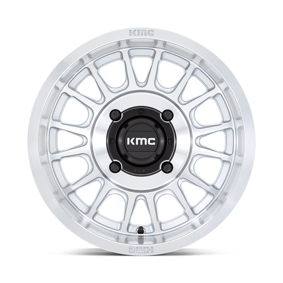 KMC Wheels KS138 Impact UTV 15x10 Silver w/Machined Face 0mm ET 115.1mm CB 4x156