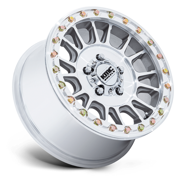 KMC Wheels KS239 Impact UTV Beadlock 15x7 Machined 38mm ET 100.3mm CB 6x139.7