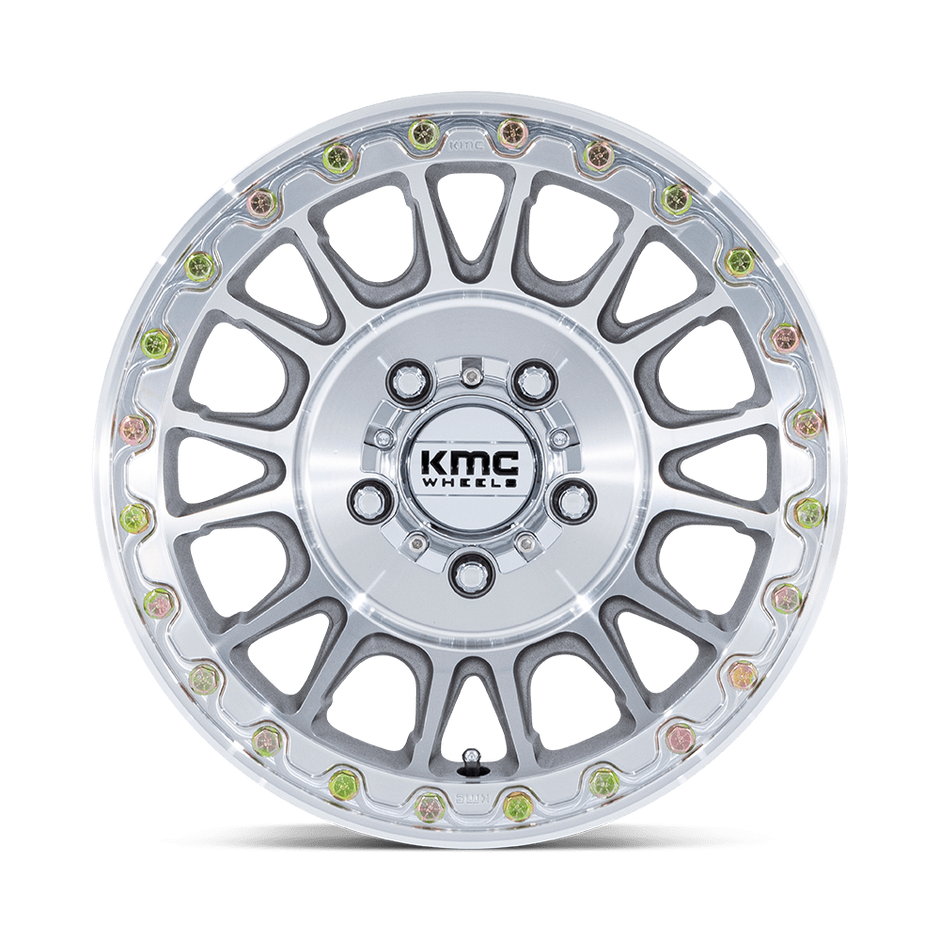 KMC Wheels KS239 Impact UTV Beadlock 15x7 Machined 38mm ET 115.1mm CB 4x156