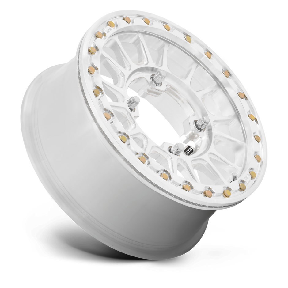 KMC Wheels KS436 Impact Forged Beadlock 15x6 Raw Machined 50mm ET 100.3mm CB 6x139.7