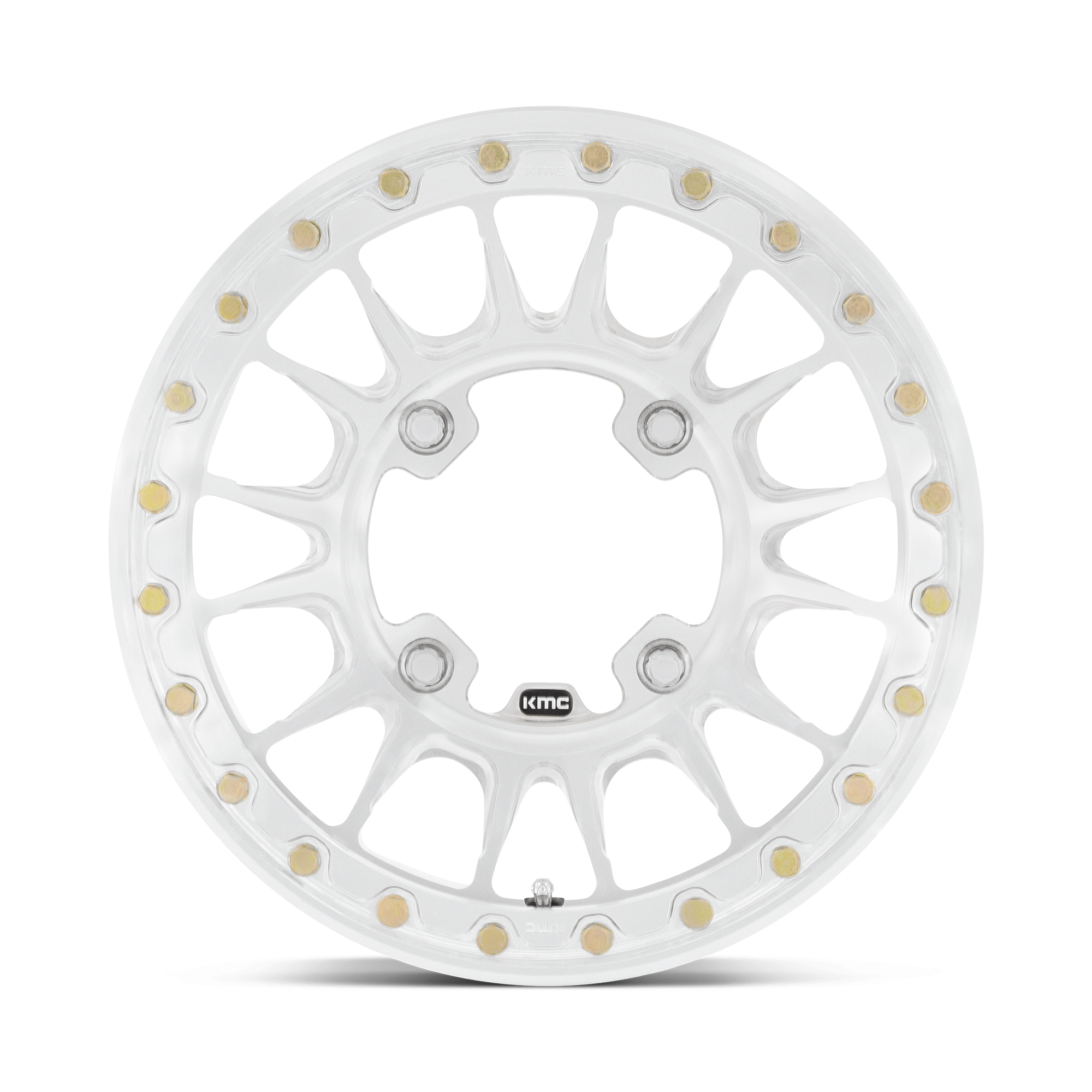 KMC Wheels KS436 Impact Forged Beadlock 15x6 Raw Machined 50mm ET 100.3mm CB 6x139.7