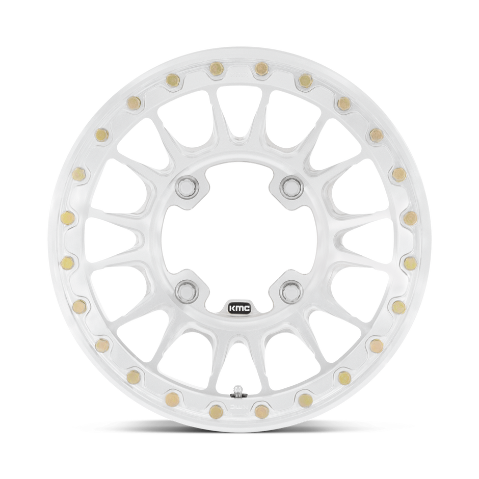 KMC Wheels KS436 Impact Forged Beadlock 15x6 Raw Machined 50mm ET 100.3mm CB 6x139.7