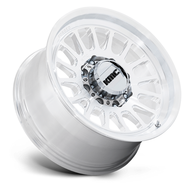 KMC Wheels KM452 Impact Forged Monoblock 18x9 Raw Machined 18mm ET 124.2mm CB 8x180