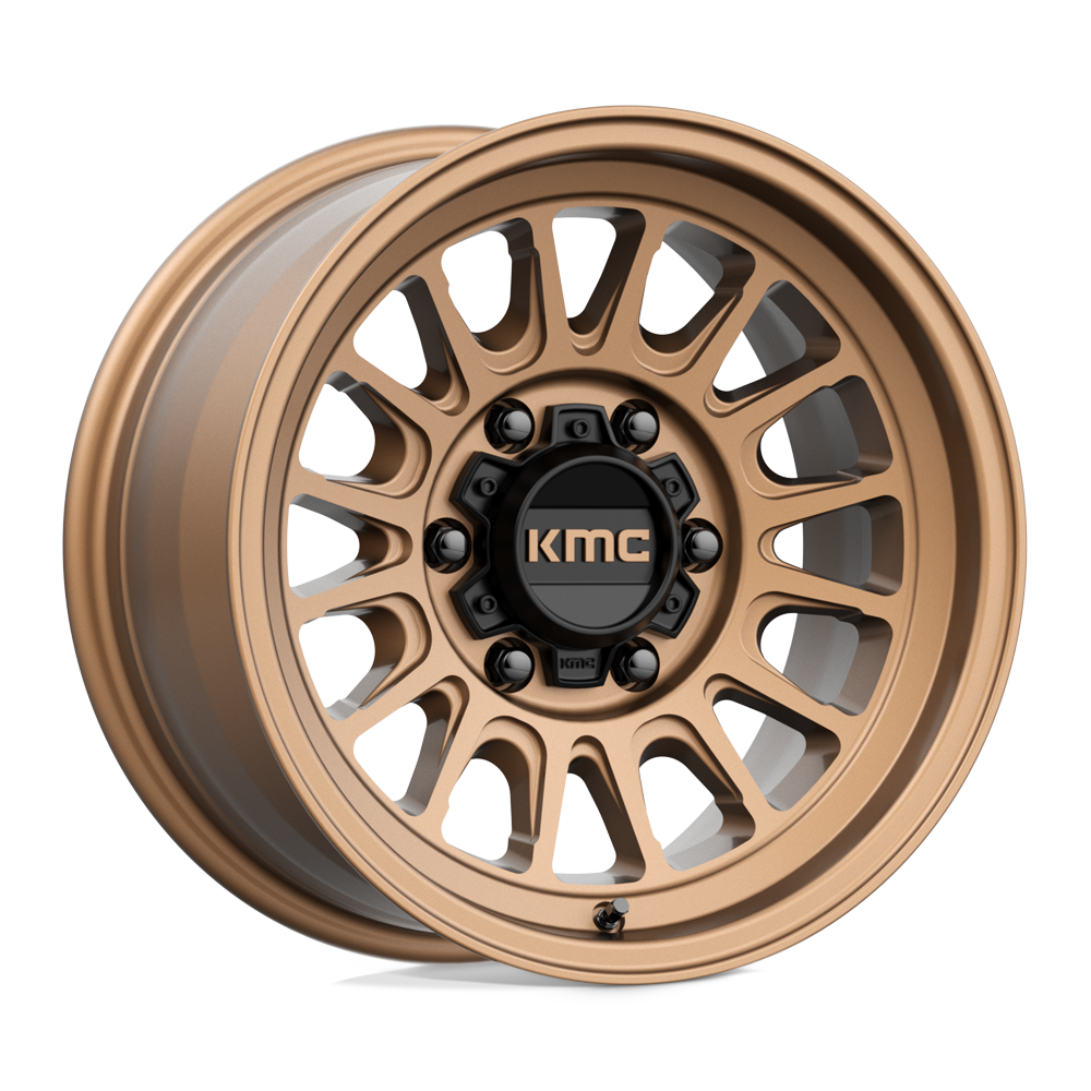 KMC Wheels KM724 Impact OL 17x8.5 Matte Bronze 0mm ET 87.1mm CB 6x135