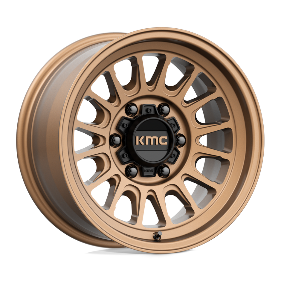 KMC Wheels KM724 Impact OL 17x8.5 Matte Bronze 0mm ET 87.1mm CB 6x135