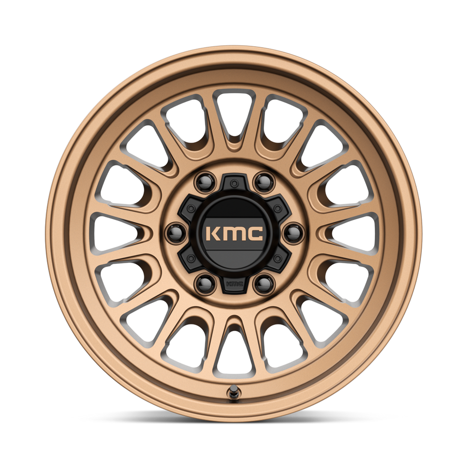 KMC Wheels KM724 Impact OL 17x8.5 Matte Bronze 0mm ET 87.1mm CB 6x135