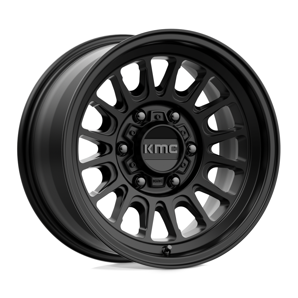 KMC Wheels KM724 Impact OL 17x8.5 Satin Black 0mm ET 71.5mm CB 5x127