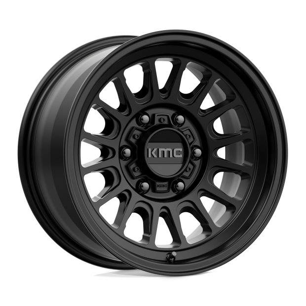 KMC Wheels KM724 Impact OL 17x8.5 Satin Black 0mm ET 71.5mm CB 5x127