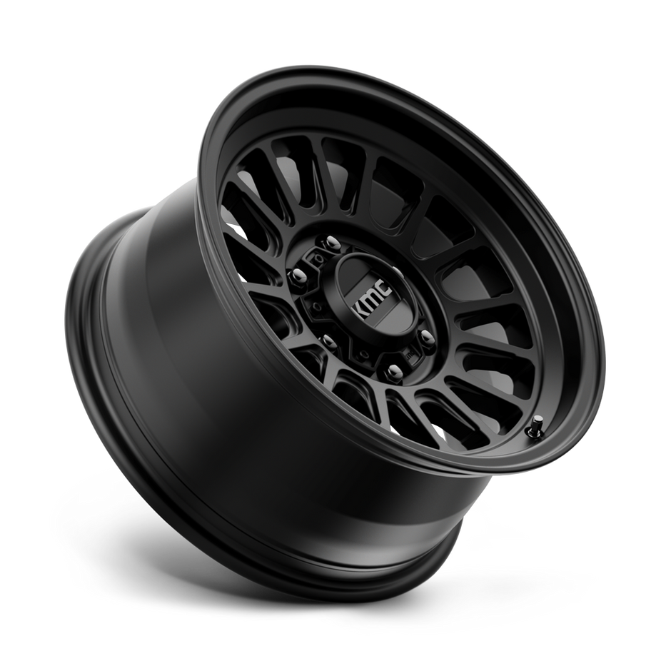 KMC Wheels KM724 Impact OL 17x8.5 Satin Black 0mm ET 71.5mm CB 5x127