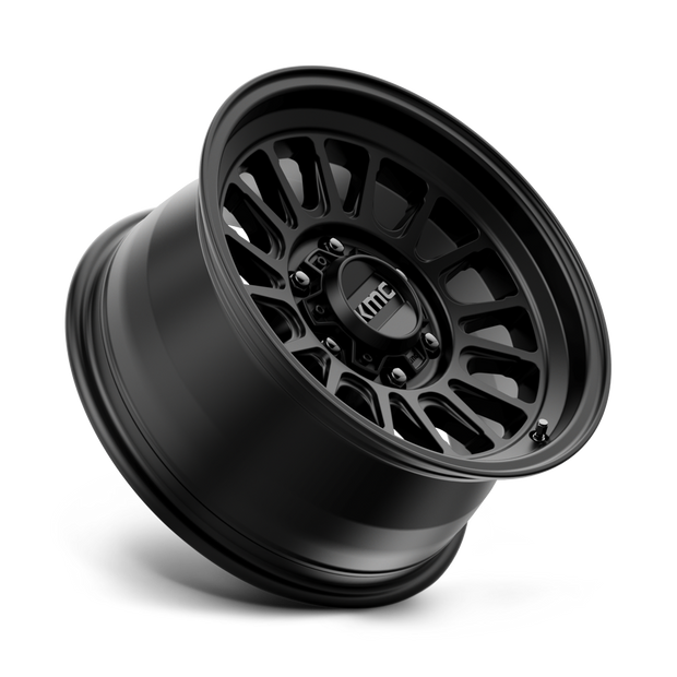 KMC Wheels KM724 Impact OL 17x8.5 Satin Black 0mm ET 71.5mm CB 5x127