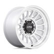 KMC Wheels KM724 Impact OL 17x8.5 Silver Machined 0mm ET 71.5mm CB 5x127