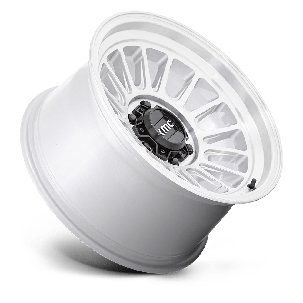 KMC Wheels KM724 Impact OL 17x8.5 Silver Machined 0mm ET 71.5mm CB 5x127