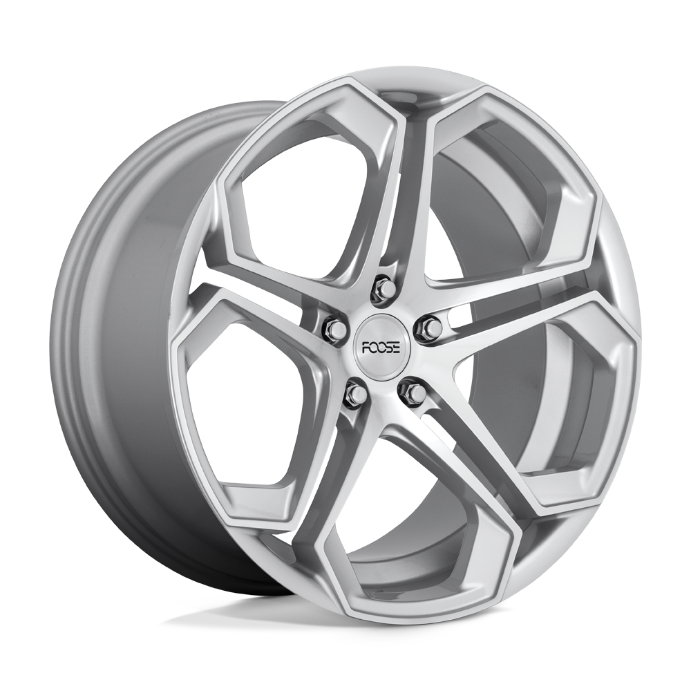 Foose Wheels F170 Impala 20x10.5 Gloss Silver Machined 40mm ET 72.56mm CB 5x114.3
