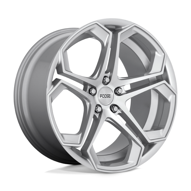 Foose Wheels F170 Impala 20x10.5 Gloss Silver Machined 20mm ET 71.5mm CB 5x115