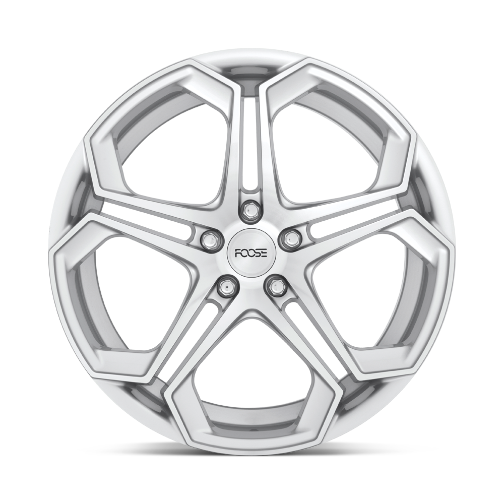 Foose Wheels F170 Impala 20x10.5 Gloss Silver Machined 40mm ET 72.56mm CB 5x114.3