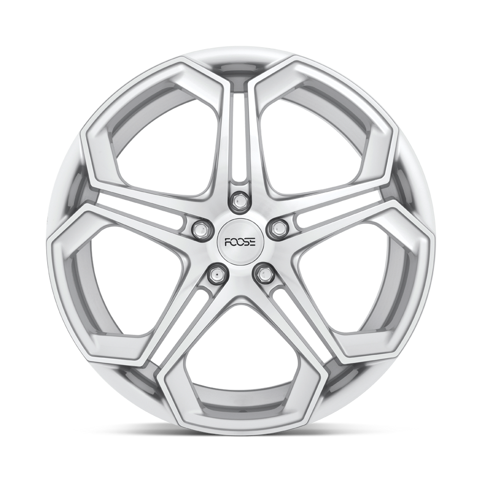 Foose Wheels F170 Impala 20x10.5 Gloss Silver Machined 40mm ET 72.56mm CB 5x114.3