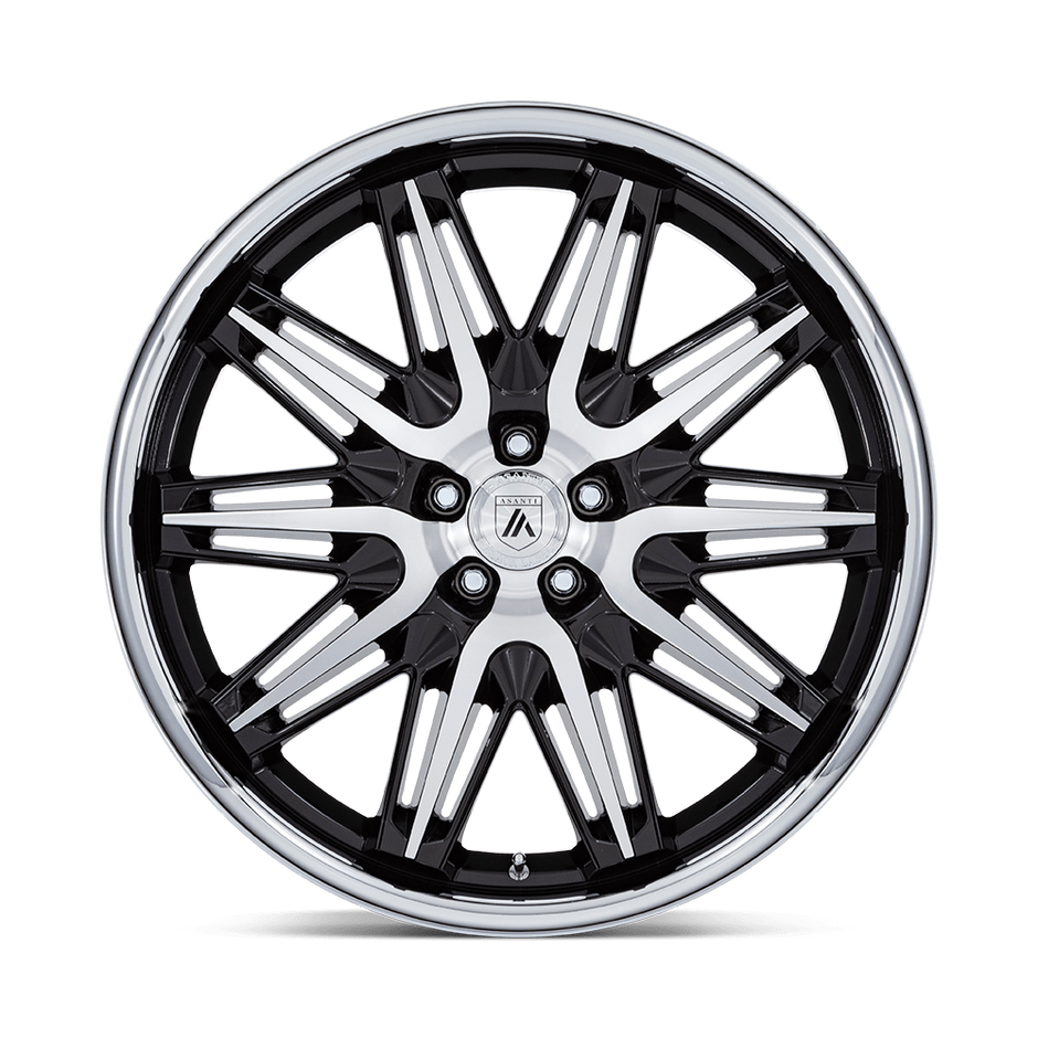 Asanti Wheels AB047 Imperator 20x10.5 Gloss Black Machined w/SS Lip 40mm ET 72.56mm CB 5x114.3