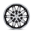 Asanti Wheels AB047 Imperator 20x10.5 Gloss Black Machined w/SS Lip 40mm ET 72.56mm CB 5x114.3