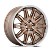 Asanti Wheels AB047 Imperator 20x10.5 Bronze Machined w/SS Lip 40mm ET 72.56mm CB 5x114.3