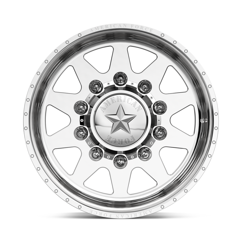 American Force Independence SD forged wheels in polished finish, face view