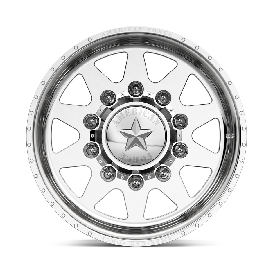 American Force Independence SD forged wheels in polished finish, face view