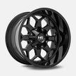 Hardrock Offroad Indestructible 22x10 Gloss Black -25mm ET 108mm CB 6x135/6x139.7 wheel