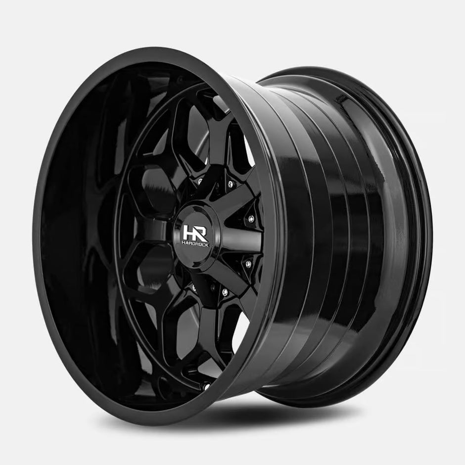Hardrock Offroad Indestructible 22x10 Gloss Black -25mm ET 87mm CB 5x127/5x139.7 wheel