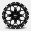 Hardrock Offroad Indestructible 20x12 Gloss Black Milled -51mm ET 87mm CB 5x127/5x139.7 wheel