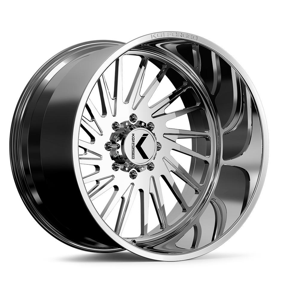 KG1 Forged KF038 Javelin-Left Wheel 30x14 Polished -76mm ET 125.1mm CB 8x170