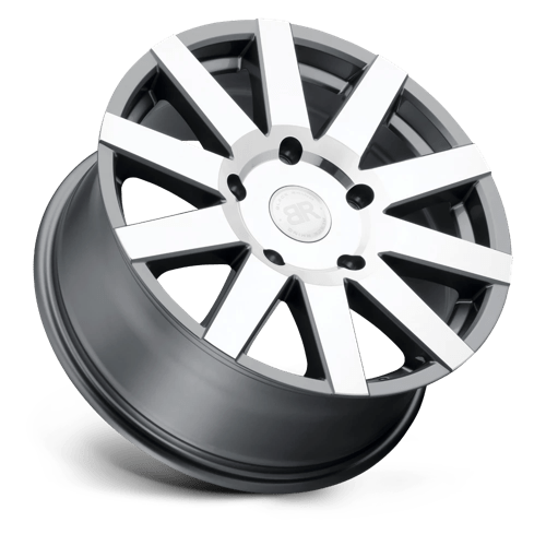 Black Rhino Hard Alloys Journey 18x8 Gloss Gunmetal w/Mirror Cut 48mm ET 84.1mm CB 5x130