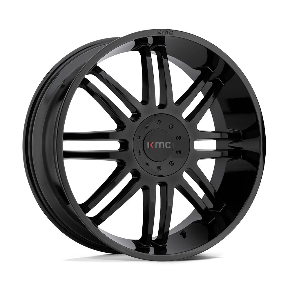 KMC Wheels KM714 Regulator 22x9.5 Gloss Black 30mm ET 74.1mm CB 5x114.3/5x120