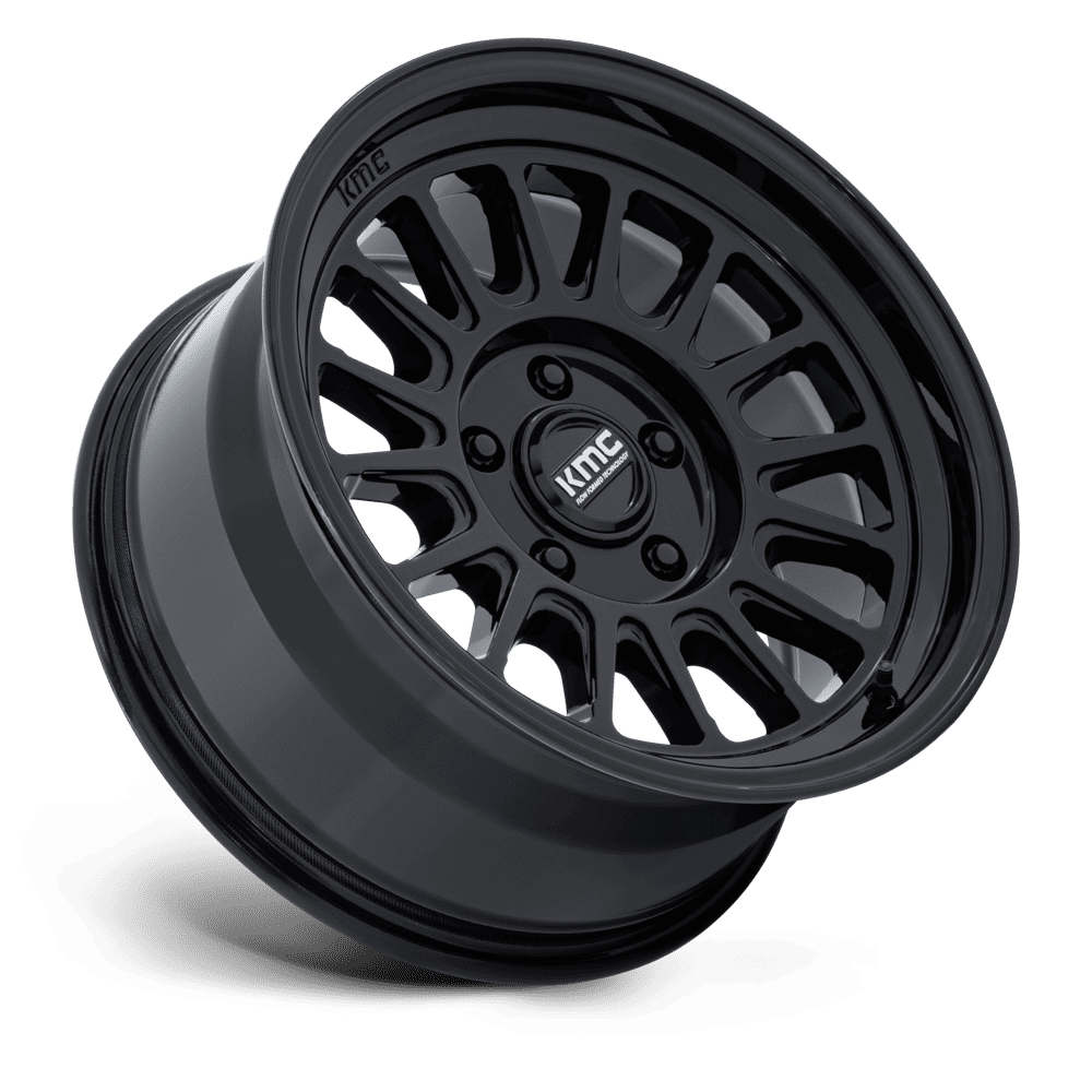KMC Wheels KM733 Impact FFT 17x8.5 Gloss Black 25mm ET 84.1mm CB 6x130