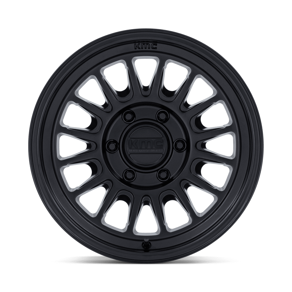 KMC Wheels KM733 Impact FFT 17x8.5 Matte Black 25mm ET 84.1mm CB 6x130