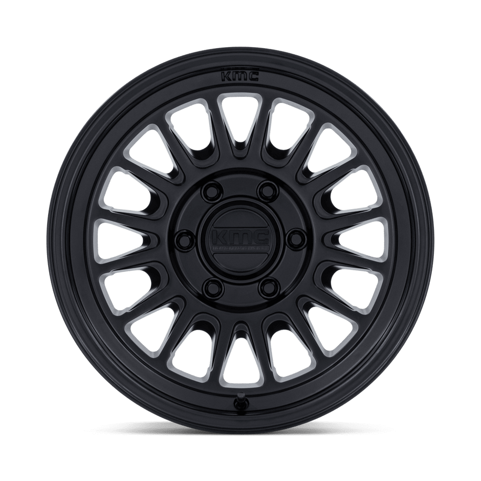 KMC Wheels KM733 Impact FFT 17x8.5 Matte Black 25mm ET 84.1mm CB 6x130