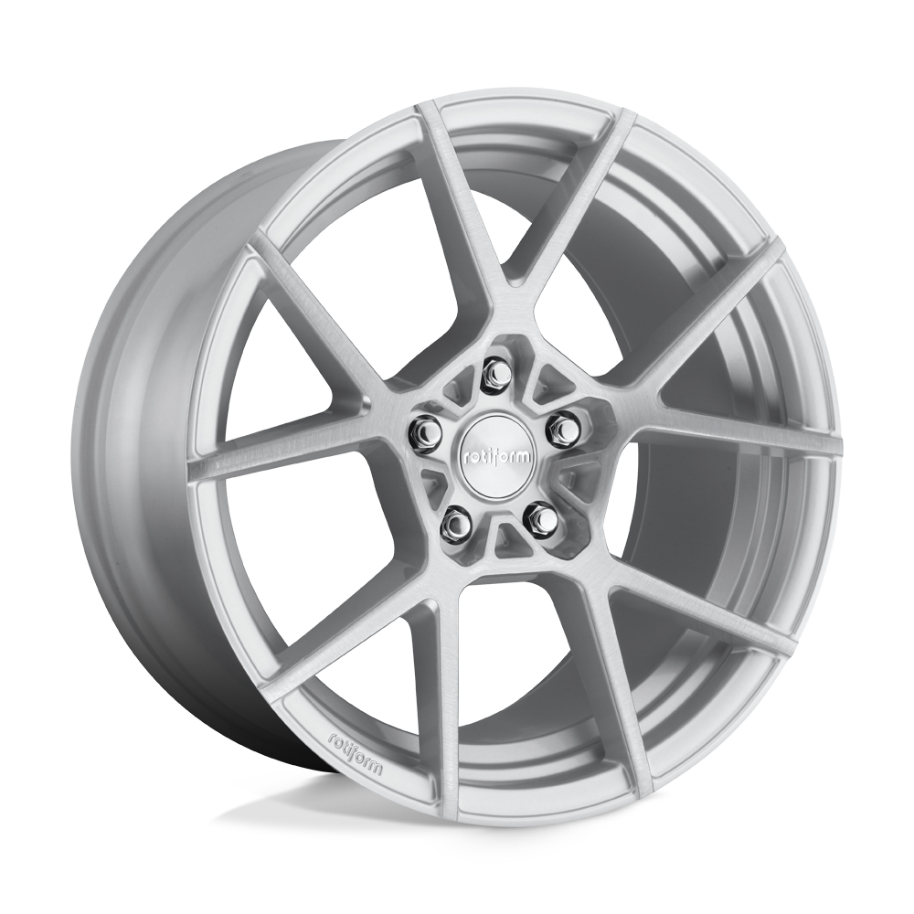 Rotiform R138 KPS 18x8.5 Gloss Silver Brushed 35mm ET 66.56mm CB 5x112