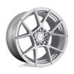 Rotiform R138 KPS 18x8.5 Gloss Silver Brushed 35mm ET 66.56mm CB 5x112