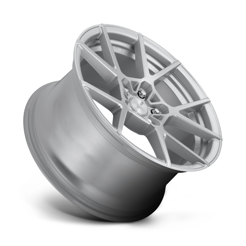 Rotiform R138 KPS 18x8.5 Gloss Silver Brushed 35mm ET 66.56mm CB 5x112