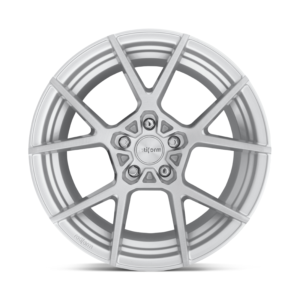 Rotiform R138 KPS 18x8.5 Gloss Silver Brushed 35mm ET 66.56mm CB 5x112