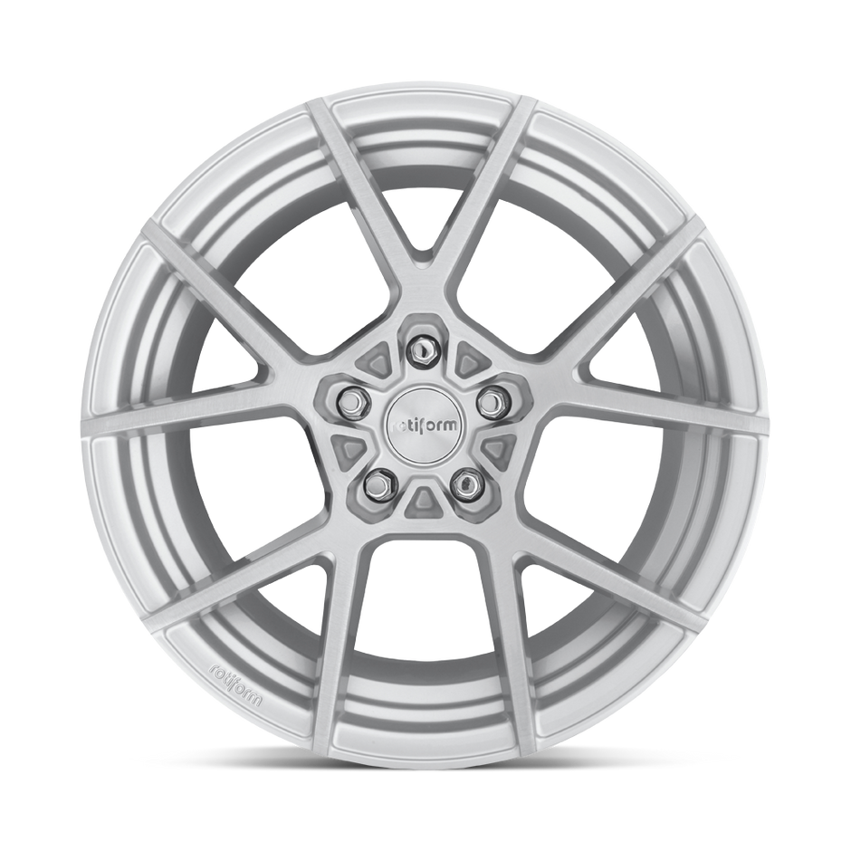 Rotiform R138 KPS 18x8.5 Gloss Silver Brushed 35mm ET 66.56mm CB 5x112