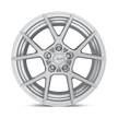 Rotiform R138 KPS 18x8.5 Gloss Silver Brushed 35mm ET 66.56mm CB 5x112