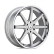 Asanti Wheels ABL32 Kaiser 22x9.5 Brushed Silver w/Chrome Lip 30mm ET 100.3mm CB 6x139.7