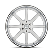Asanti Wheels ABL32 Kaiser 22x9.5 Brushed Silver w/Chrome Lip 30mm ET 100.3mm CB 6x139.7