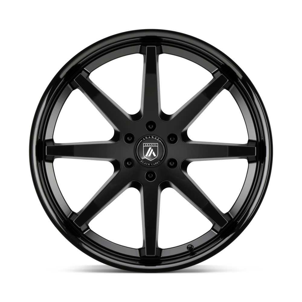 Asanti Wheels ABL32 Kaiser 22x9.5 Satin Black w/Gloss Black Lip 30mm ET 87.1mm CB 6x135