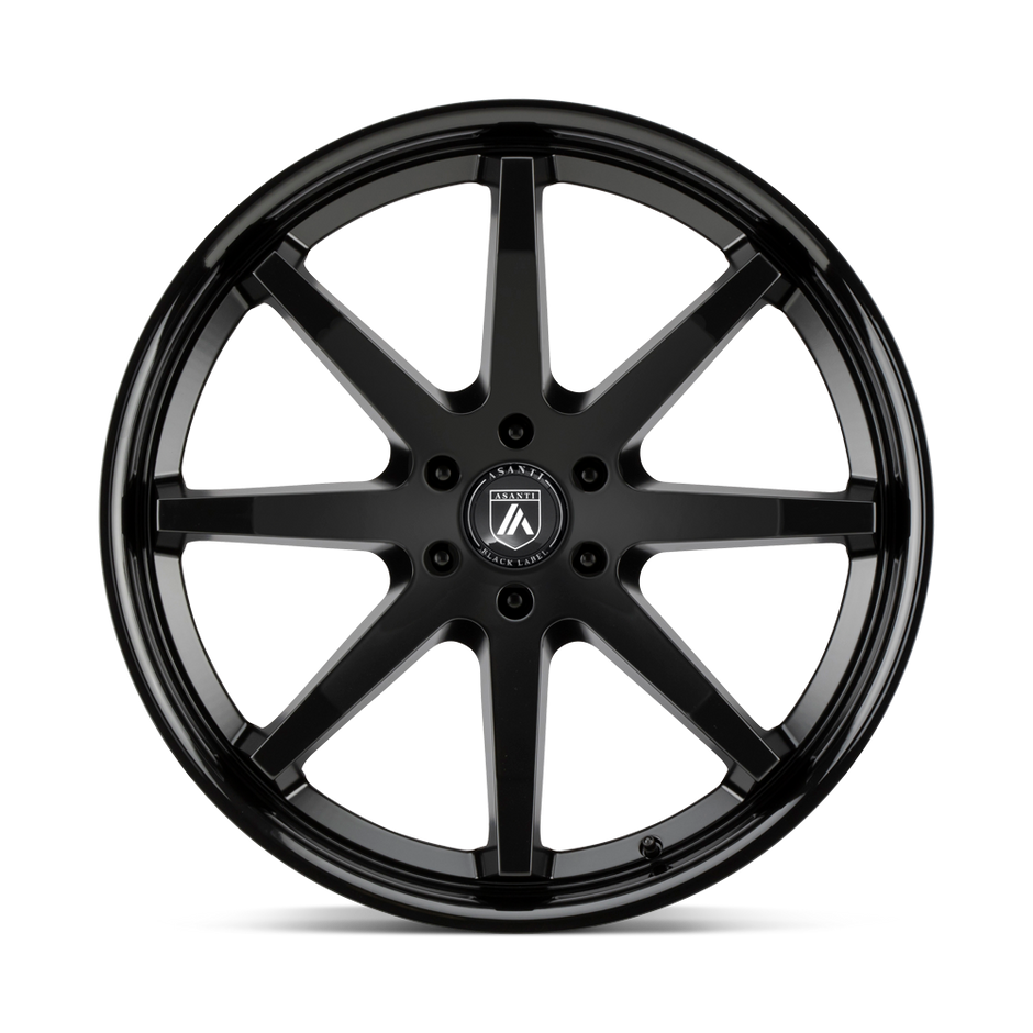 Asanti Wheels ABL32 Kaiser 22x9.5 Satin Black w/Gloss Black Lip 30mm ET 87.1mm CB 6x135