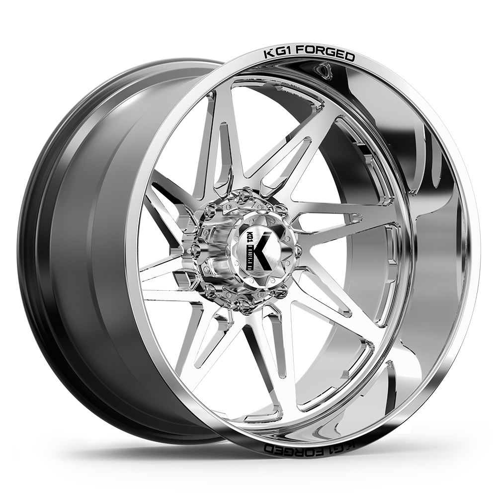 KG1 Forged KC004 Kala-Left Wheel 26x14 Polished -76mm ET 125.1mm CB 8x170