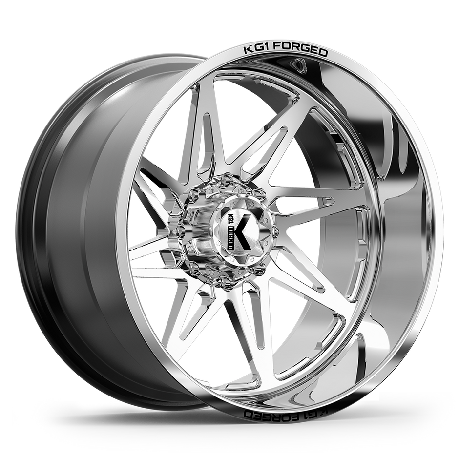 KG1 Forged KC004 Kala-Left Wheel 26x14 Polished -76mm ET 125.1mm CB 8x170