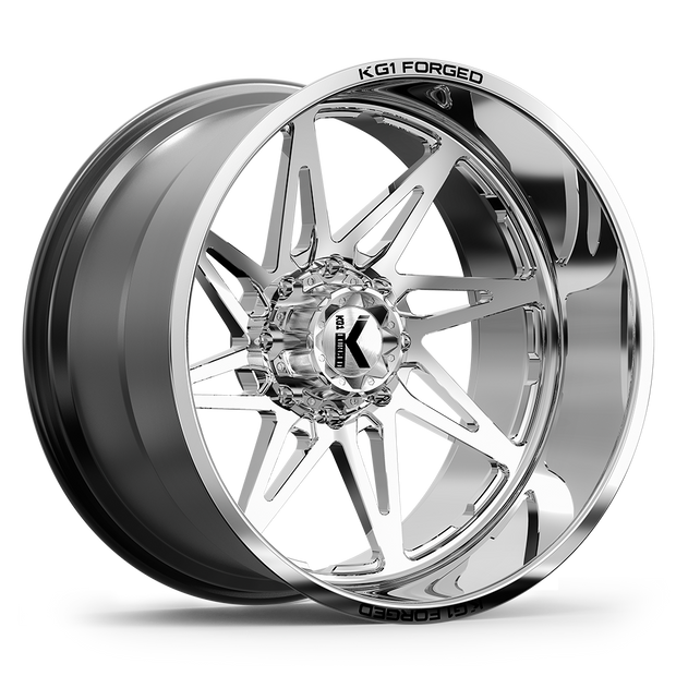 KG1 Forged KC004 Kala-Left Wheel 26x14 Polished -76mm ET 125.1mm CB 8x170