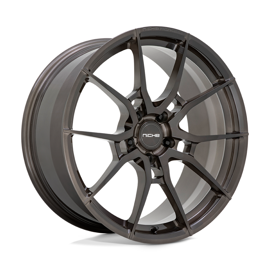 Niche T111 Kanan 20x11.5 Brushed Candy Smoke 40mm ET 70.7mm CB 5x120