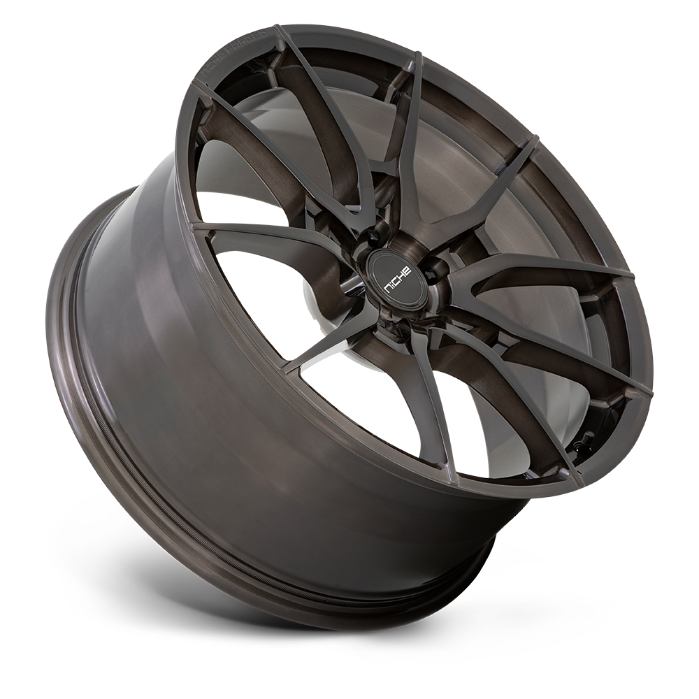 Niche T111 Kanan 20x11.5 Brushed Candy Smoke 40mm ET 70.7mm CB 5x120