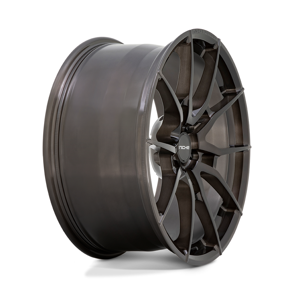 Niche T111 Kanan 20x11.5 Brushed Candy Smoke 40mm ET 70.7mm CB 5x120